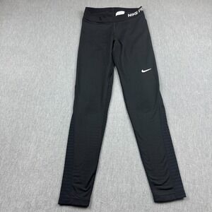 Nike Pro Leggings Womens Medium Black Dri-Fit Yoga Gym‎ Workout Compression